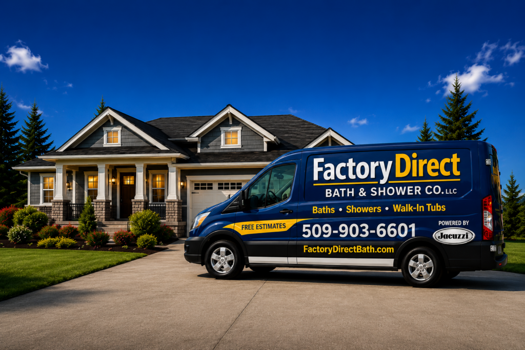 Home van with house